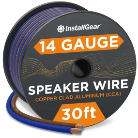 14 Gauge Speaker Wire Cable (30 Feet), 14 Awg Speaker Wire Cable For Car