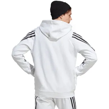 ADIDAS FUTURE ICONS 3-STRIPE ZIP HOODIE - MENS - WHITE