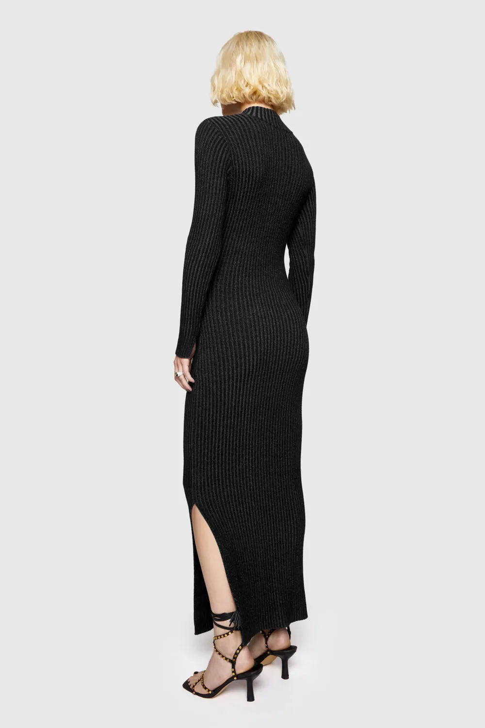 Alana Military Henley Sweater Dress