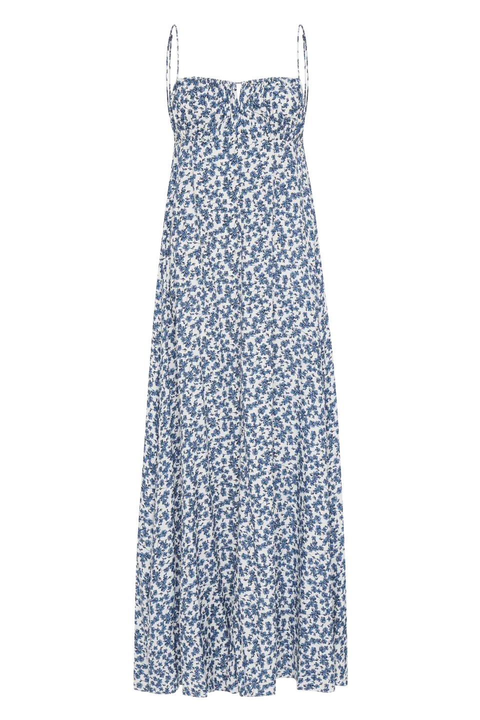 Anessa Maxi Dress - Leilani Print/Mid Blue