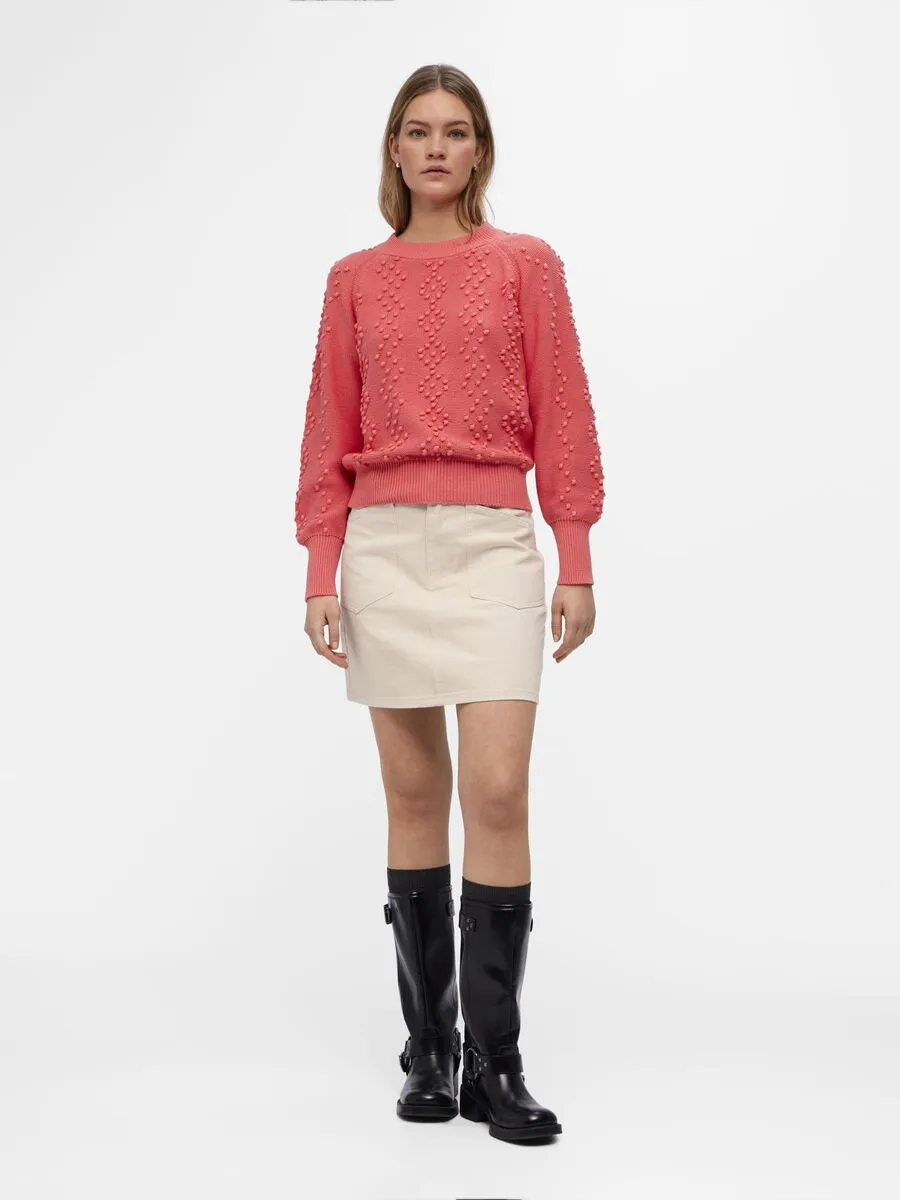 ANNA KNIT JUMPER (PEACH)