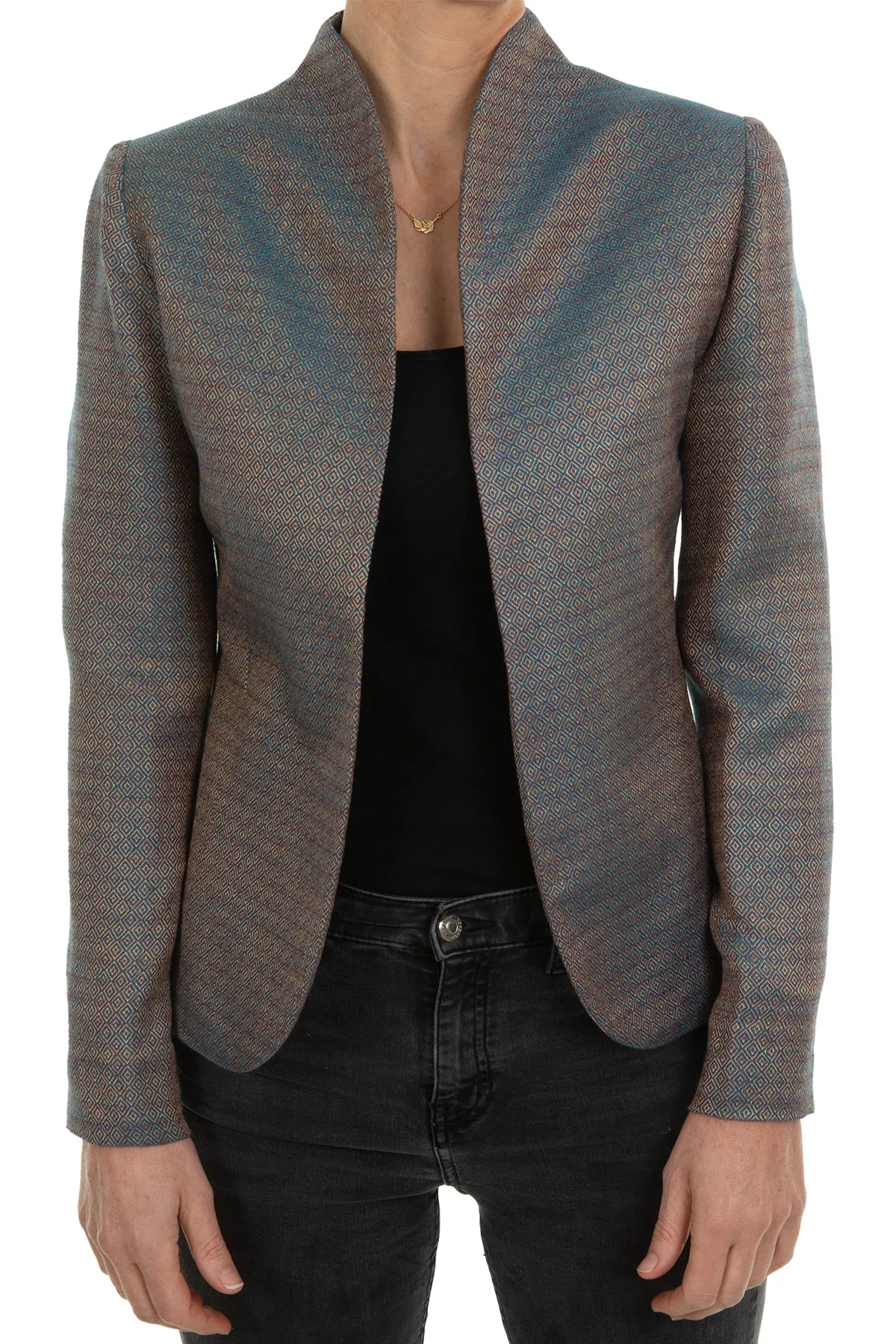 Anya Jacket in Antique Blue