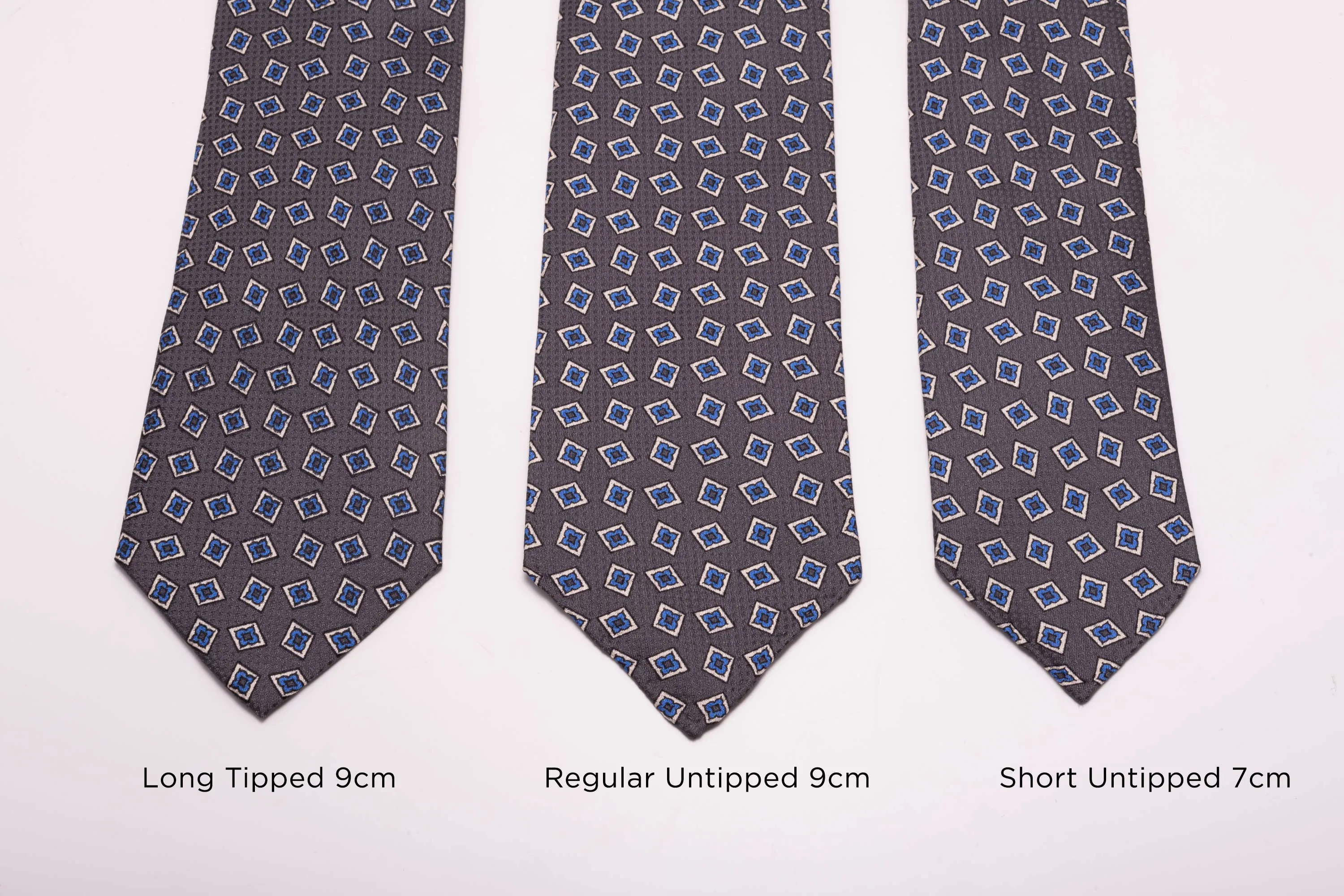 Battleship Gray Jacquard Woven Tie