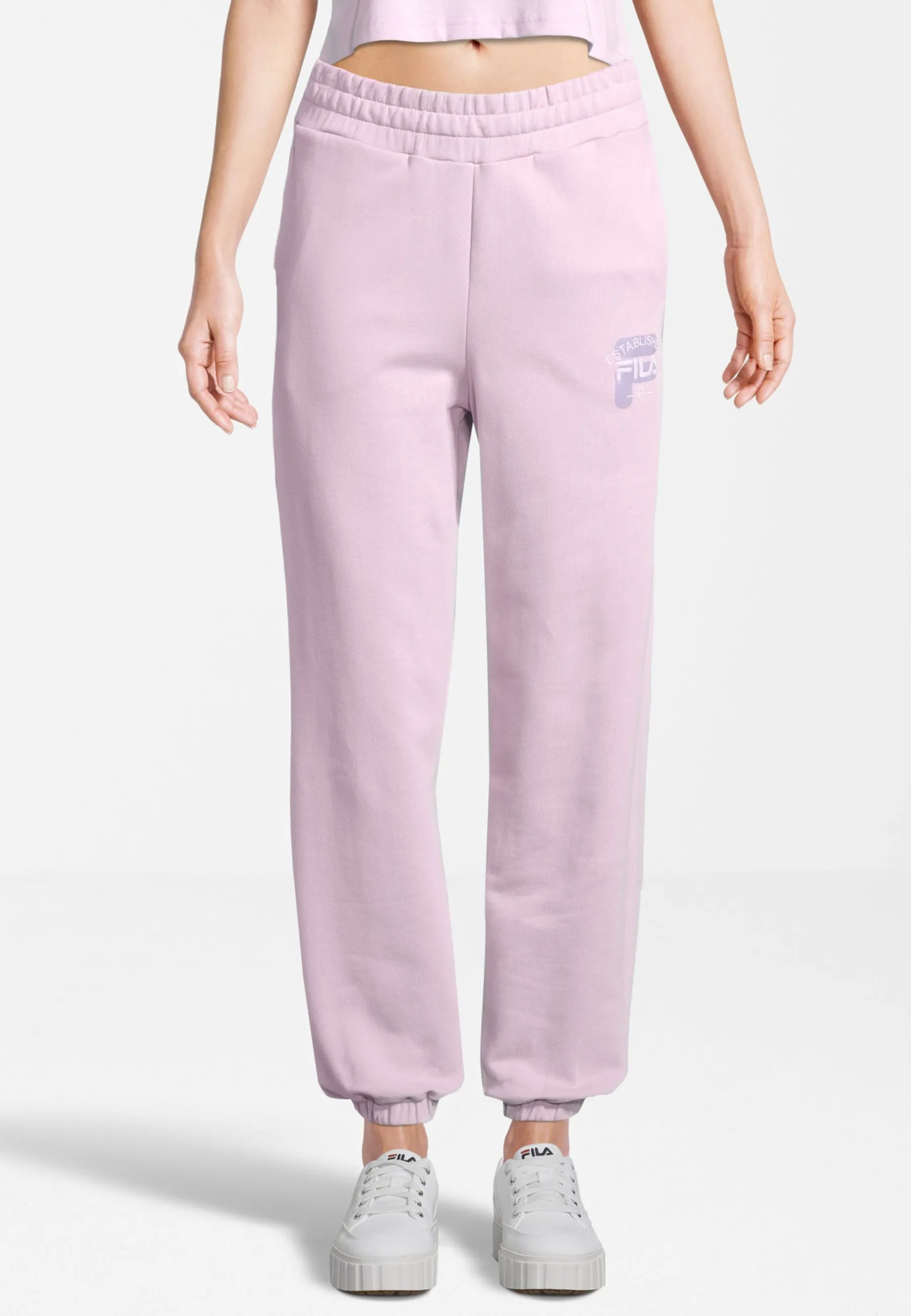 Bauler High Waist Sweat Pants - Fair Orchid