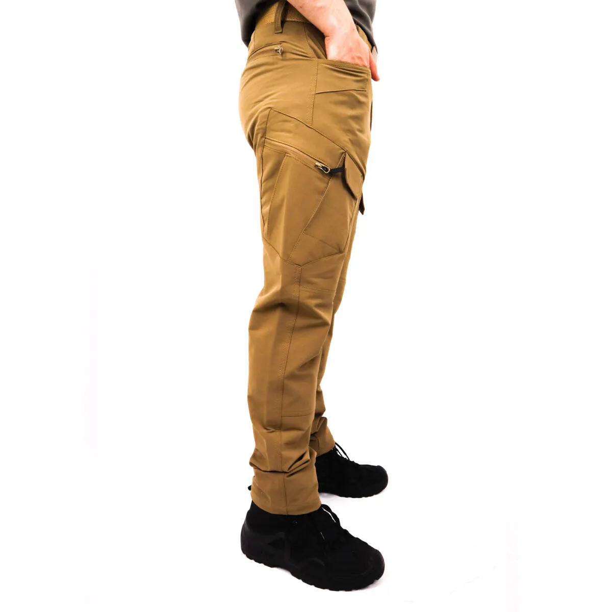 Beige Water Repellent Trekking Outdoor Tactical Pants