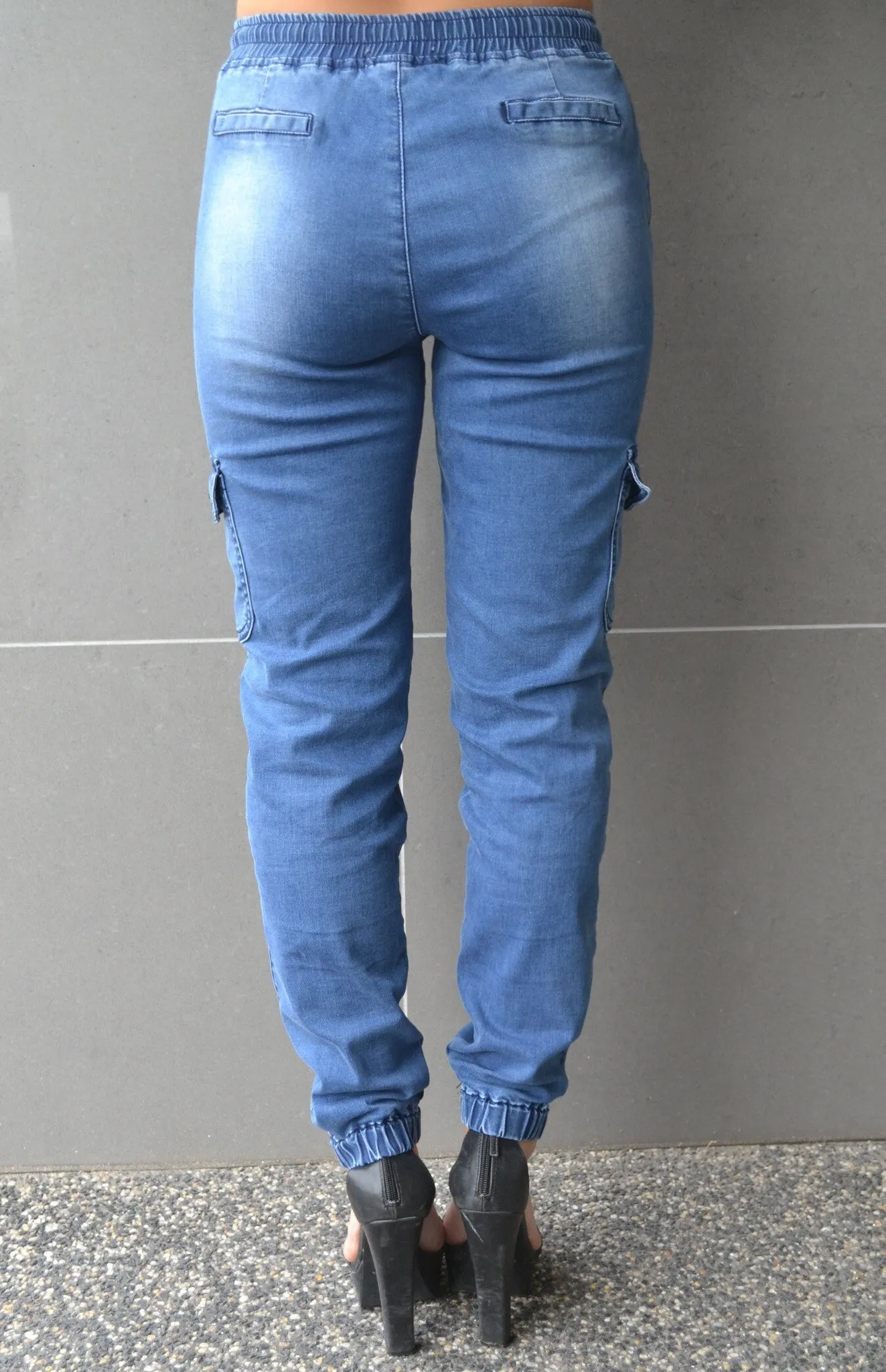 Billy Cargo Jean - Blue Denim