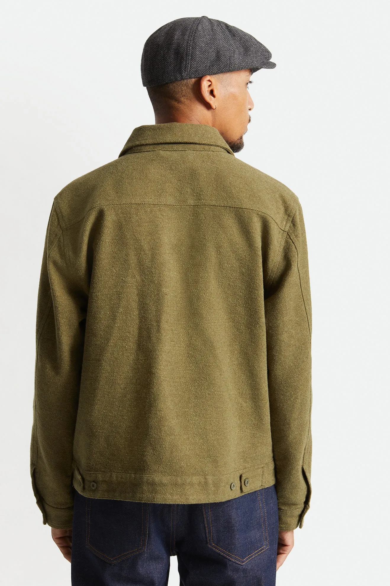 Bowery Trucker Jacket - Military Olive