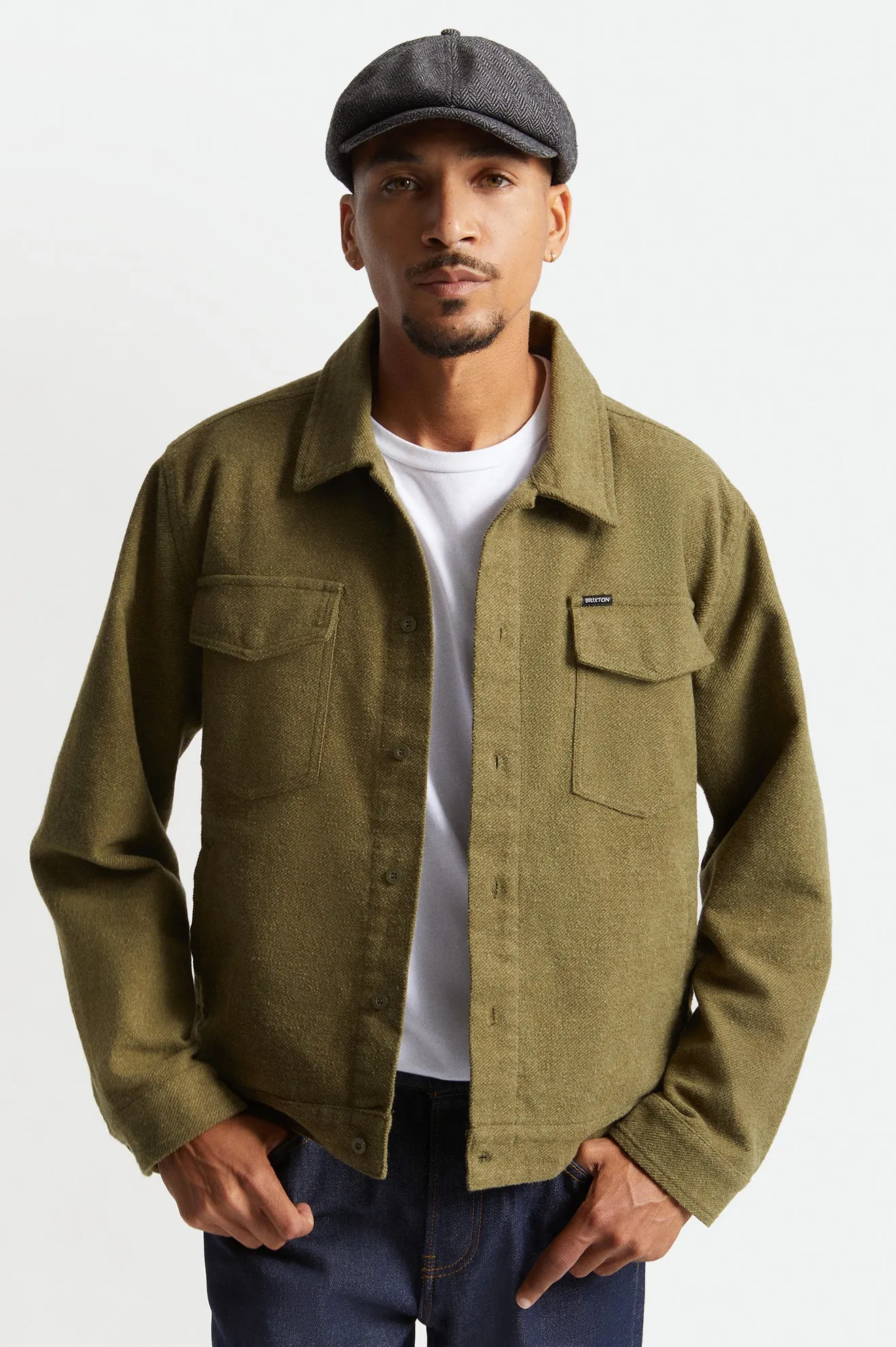 Bowery Trucker Jacket - Military Olive