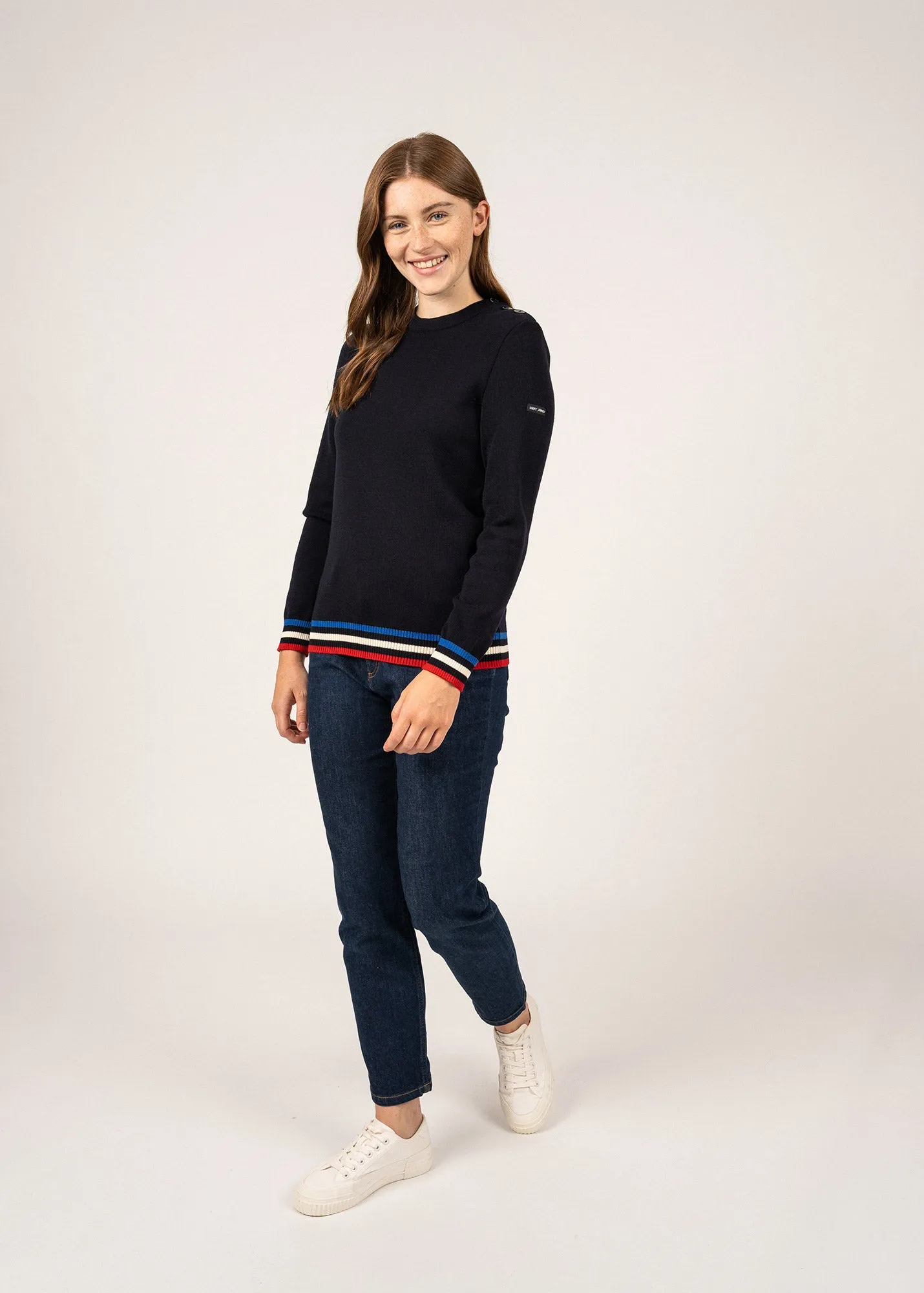 Brégançon sailor jumper - SAINT JAMES x Elysée (NAVY)