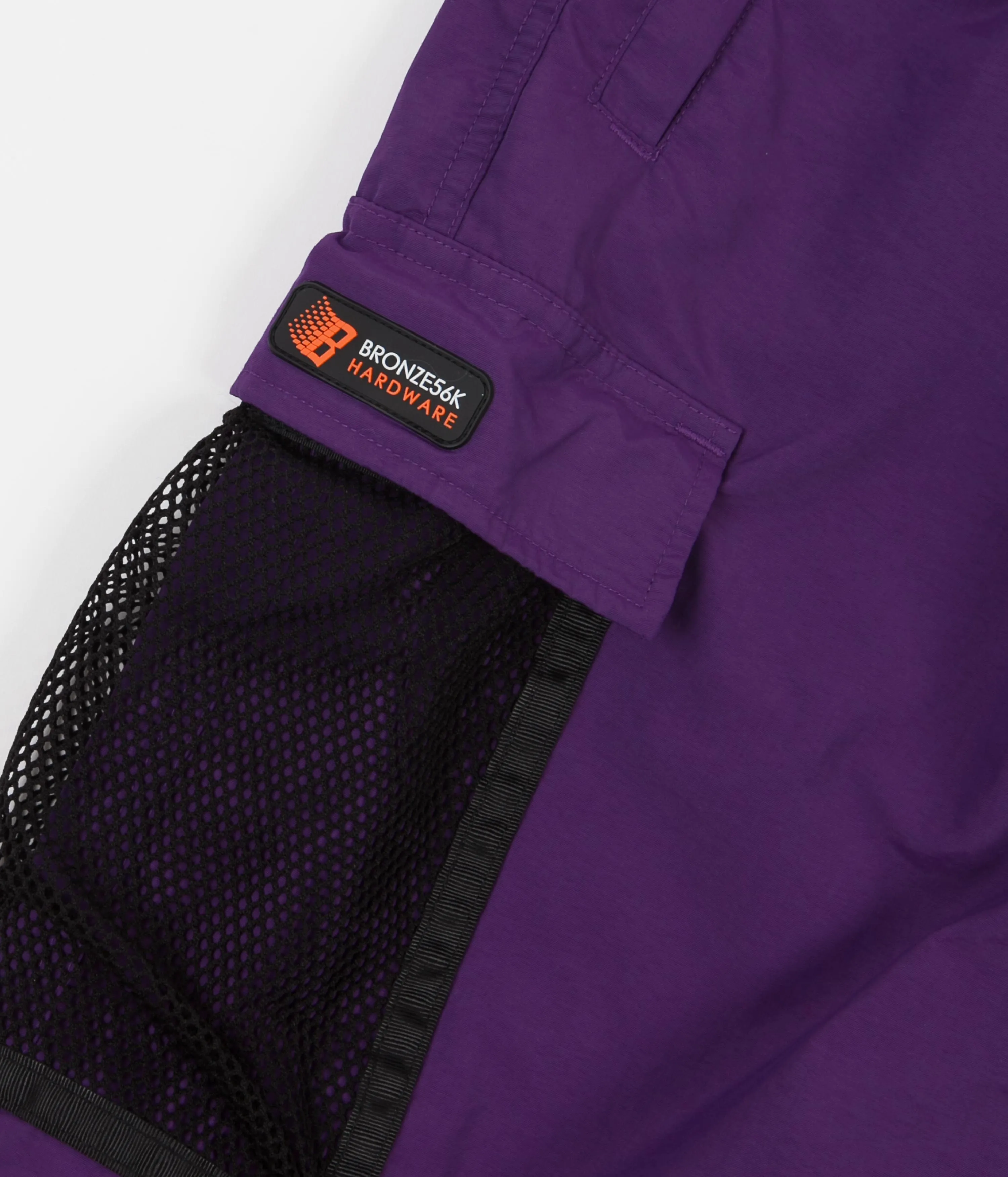 Bronze 56K Mesh Cargo Pants - Purple