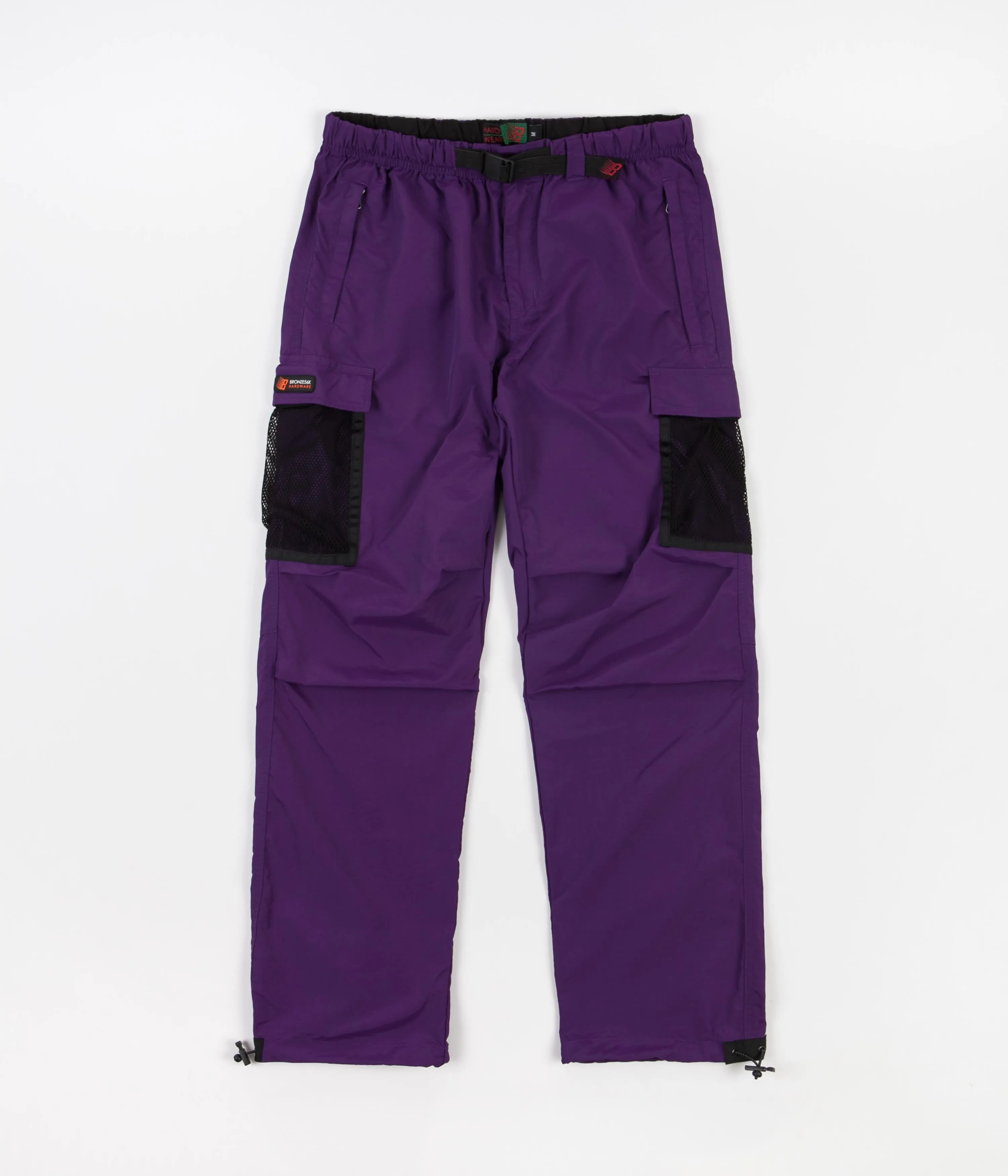 Bronze 56K Mesh Cargo Pants - Purple