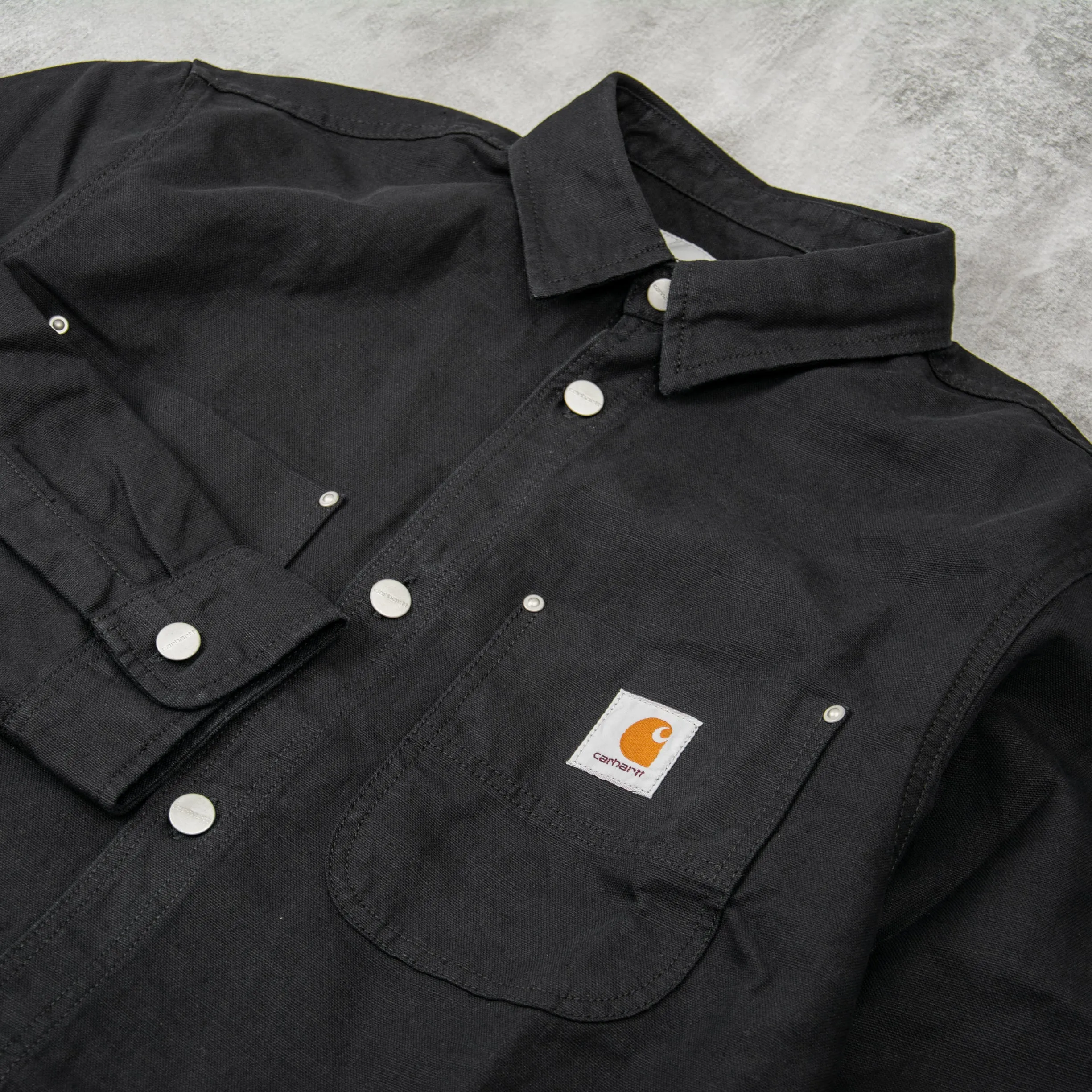 Carhartt WIP Walter Shirt Jac - Black