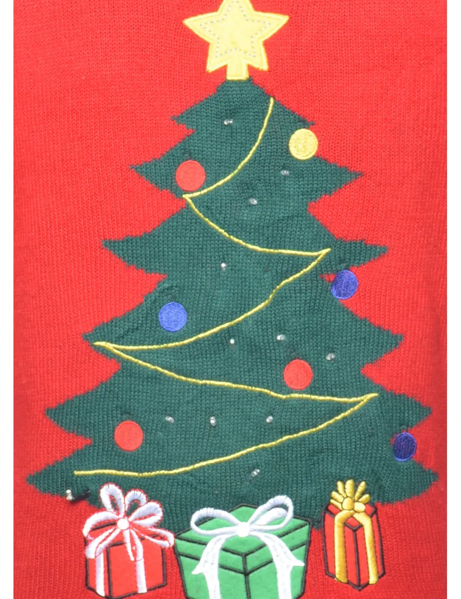 Christmas Tree Design Jumper - XL