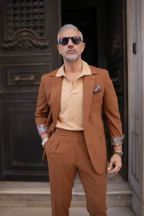 Classic Camel 2-Piece Suit