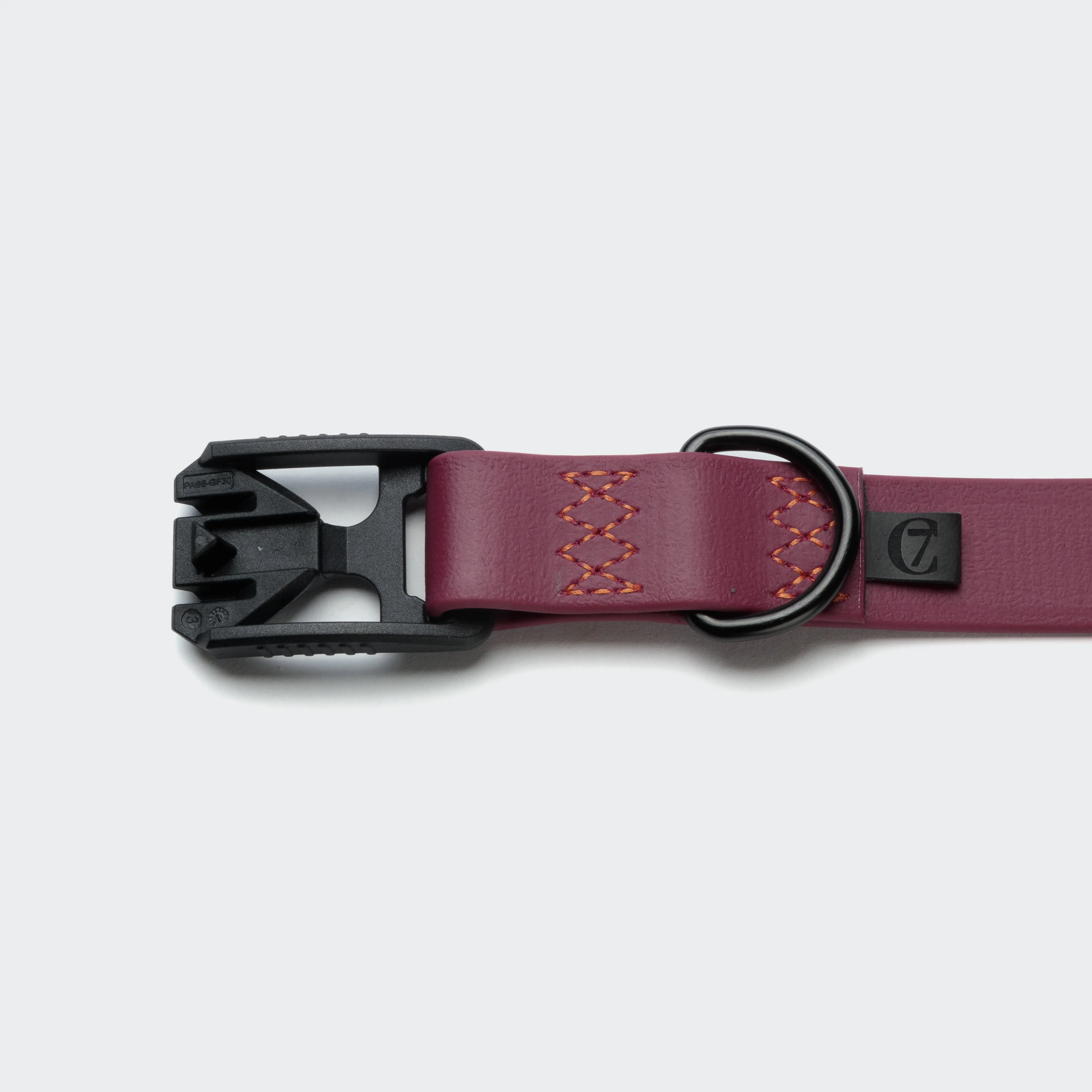 Cloud7: Dog Collar BioThane Ipanema Magenta-Orange