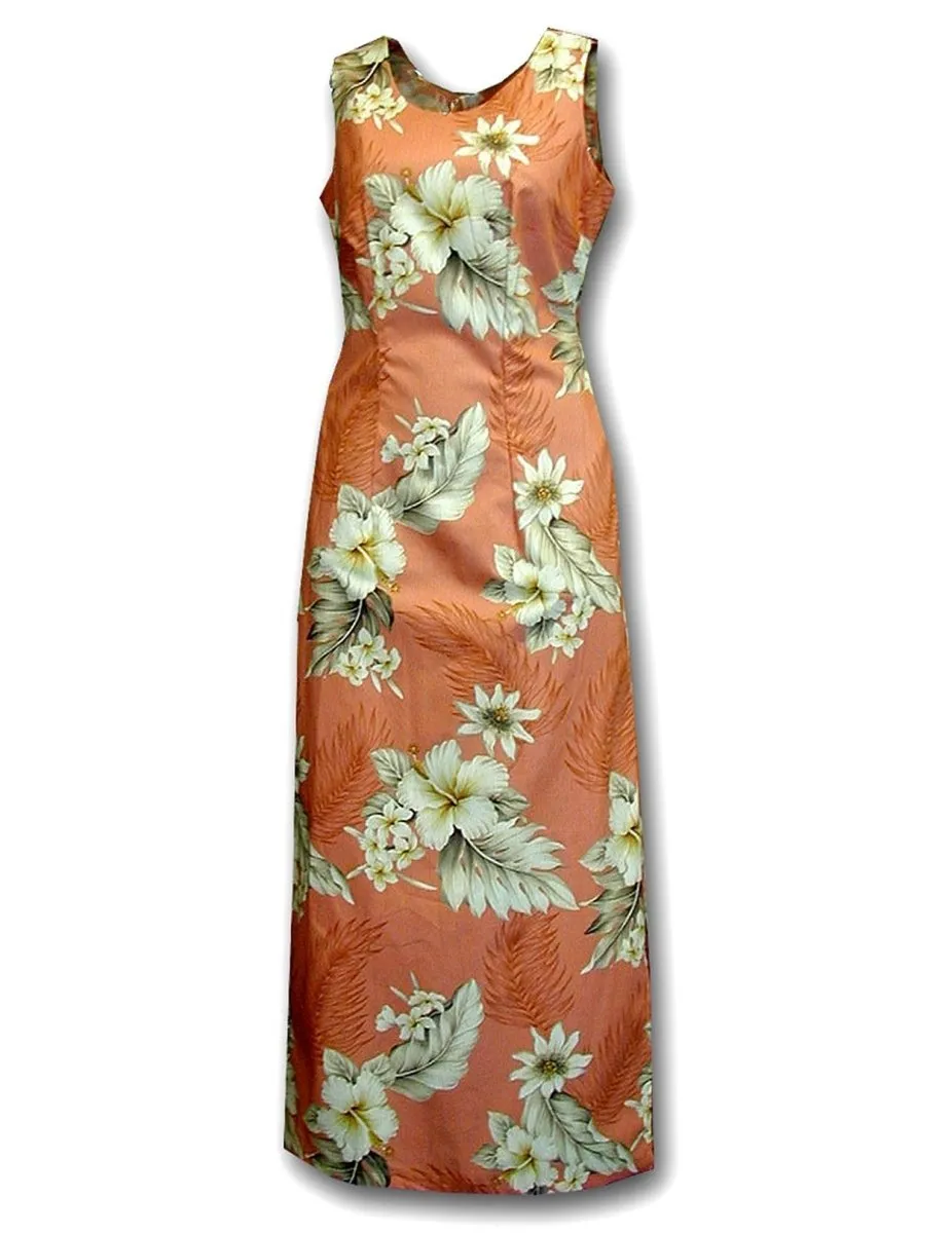 Cocktail Maxi Hawaiian Dress Lanai