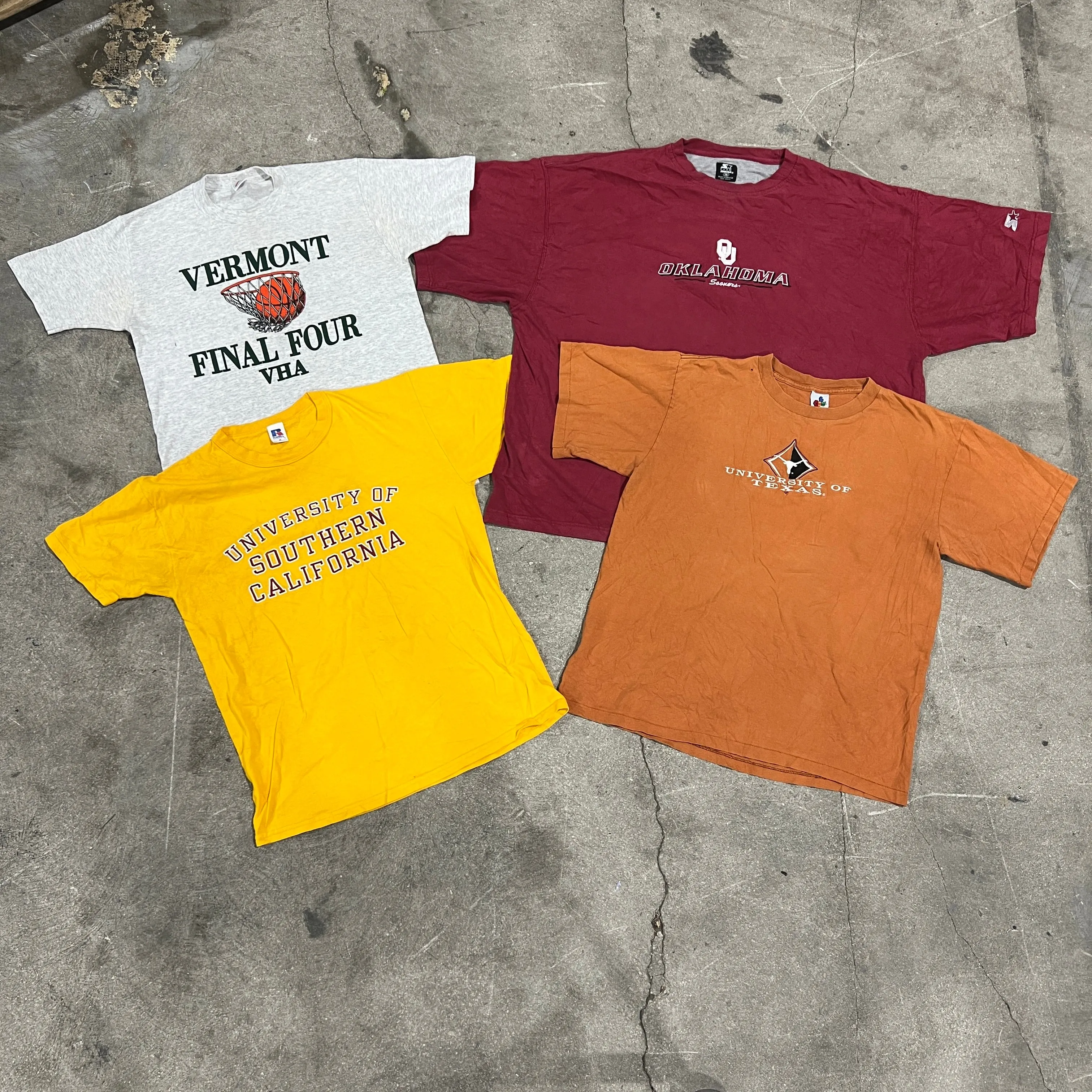 College and University T-Shirt Bale