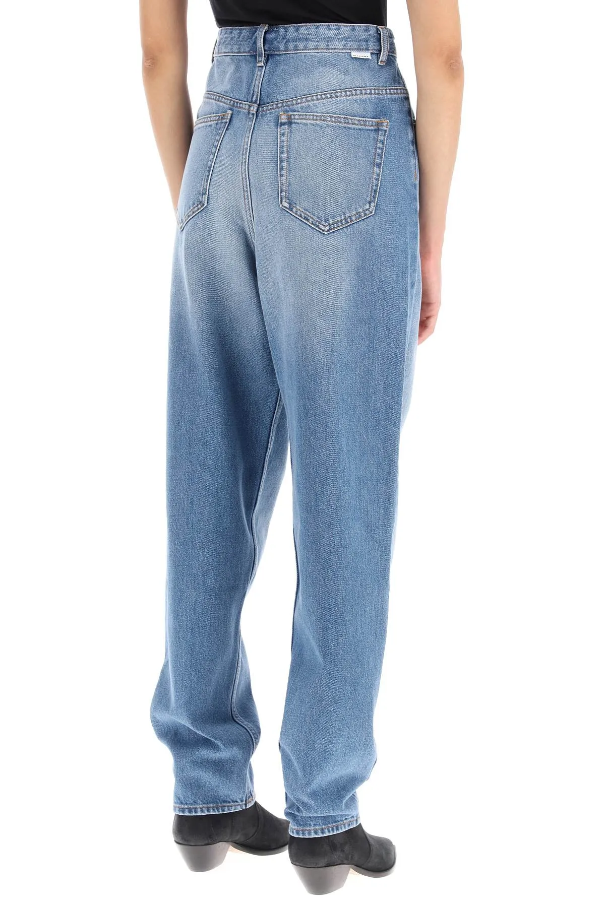 corsy' loose jeans with tapered cut