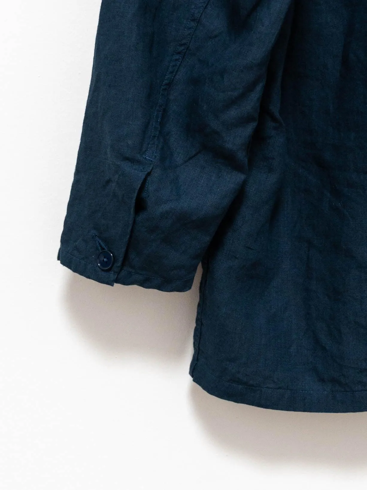 Coverall Shirt - Linen Navy