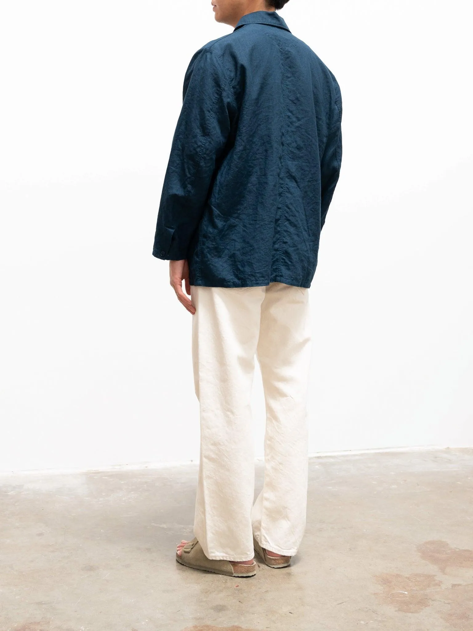 Coverall Shirt - Linen Navy