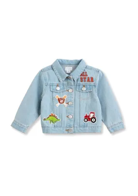 Denim Patch Jacket