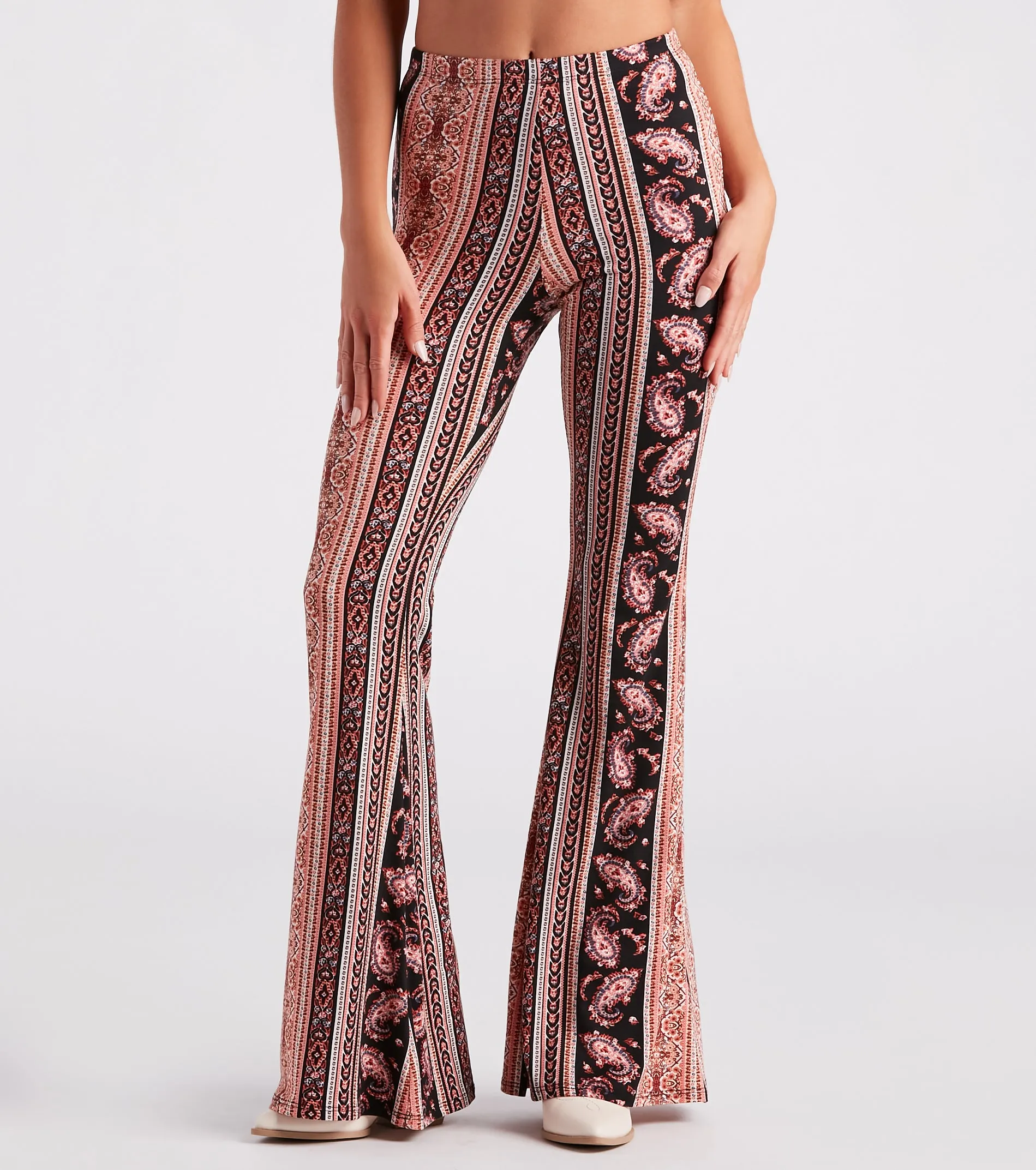 Desert Haze Paisley Flare Pants