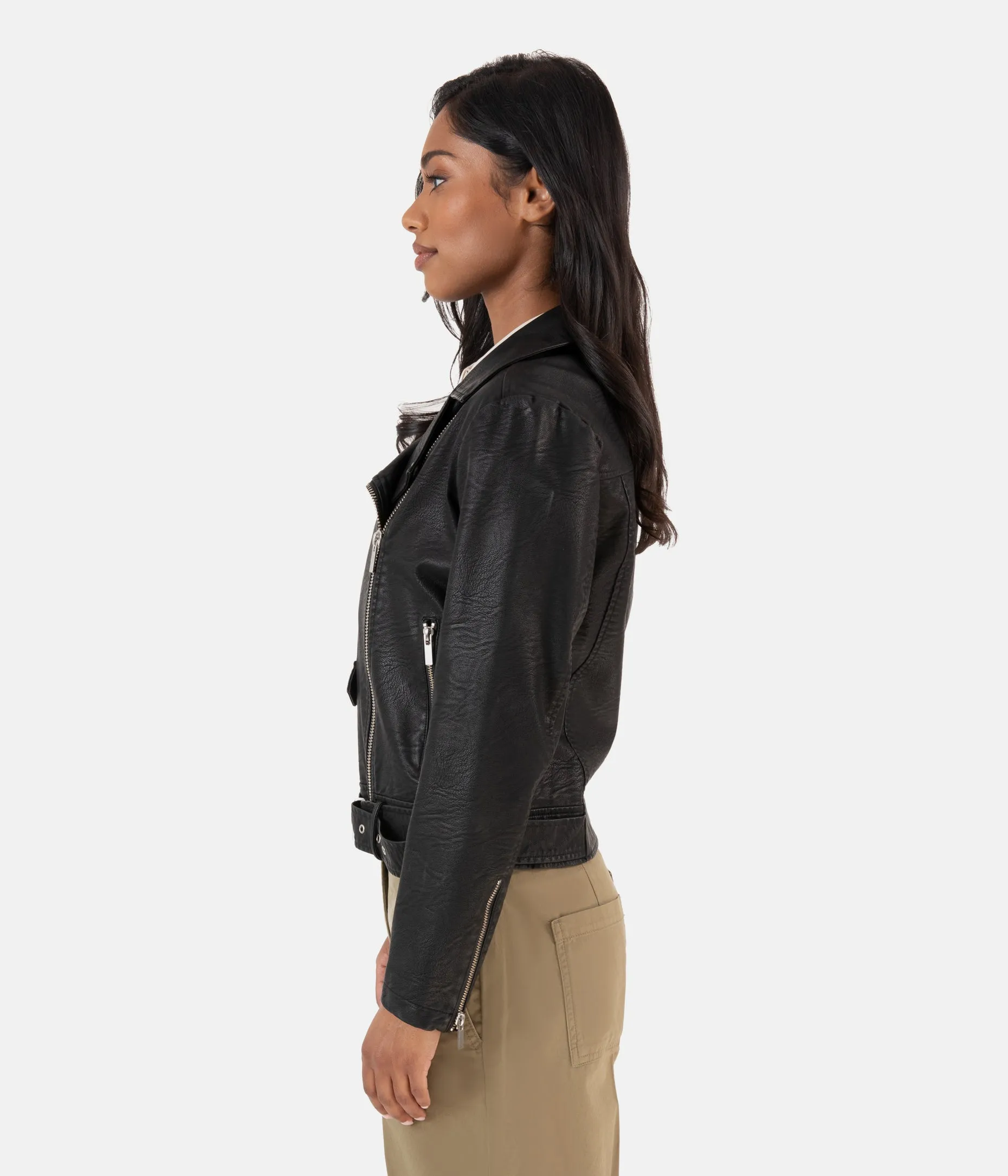 DRADEN Vegan Leather Jacket