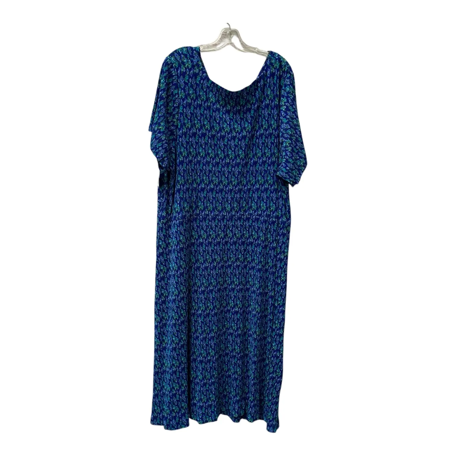 Dress Casual Maxi By Isaac Mizrahi Live Qvc In Blue, Size:3