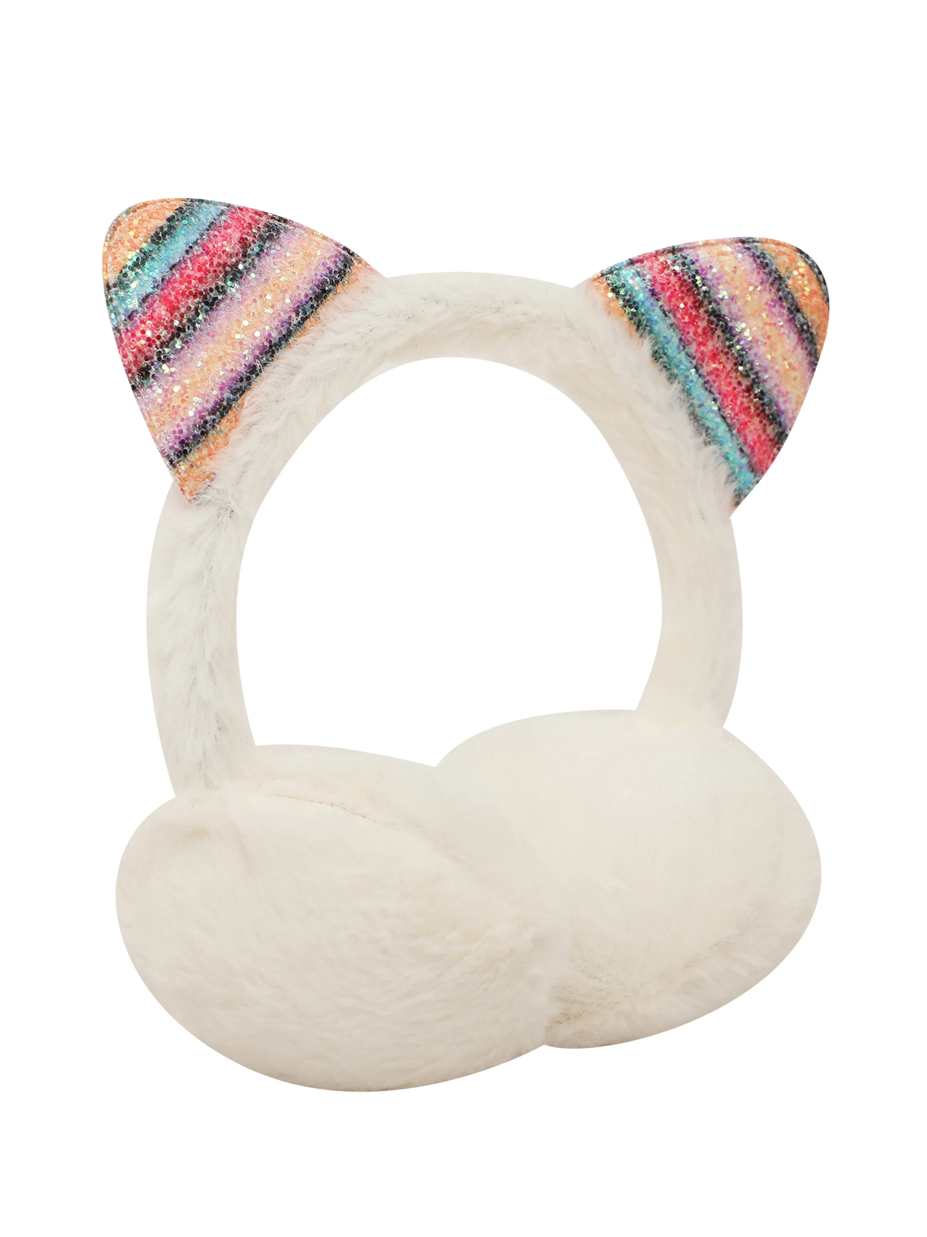 Fabseasons White Winter Ear Muffs for All Ages : Ideal Hair Accessory