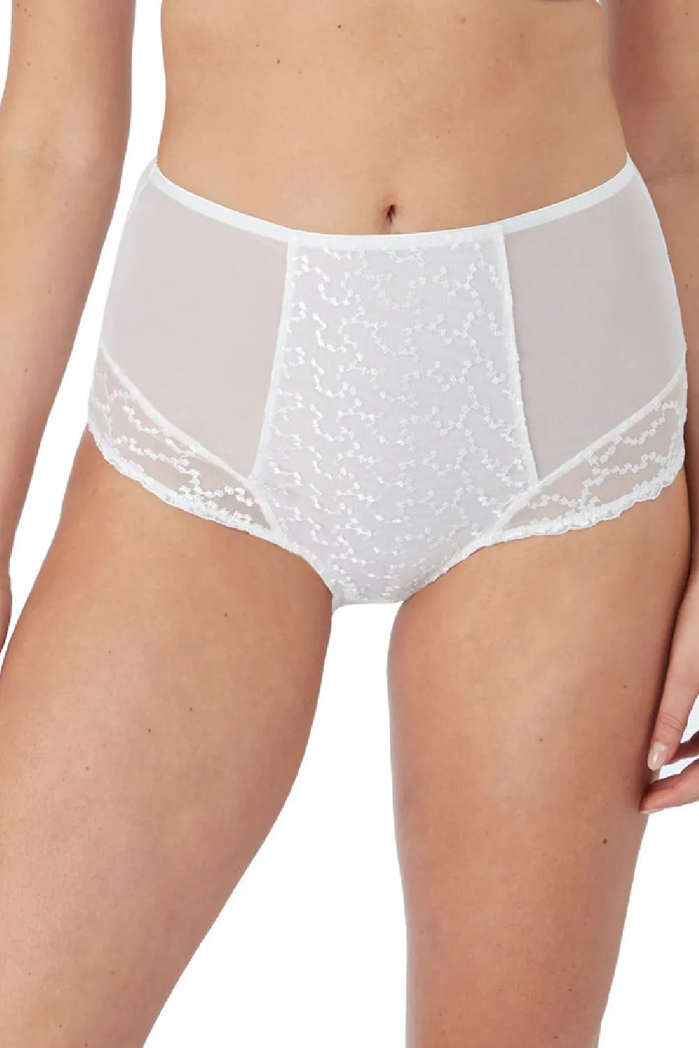 Fantasie Ana High Waist Brief, White (FL6708)