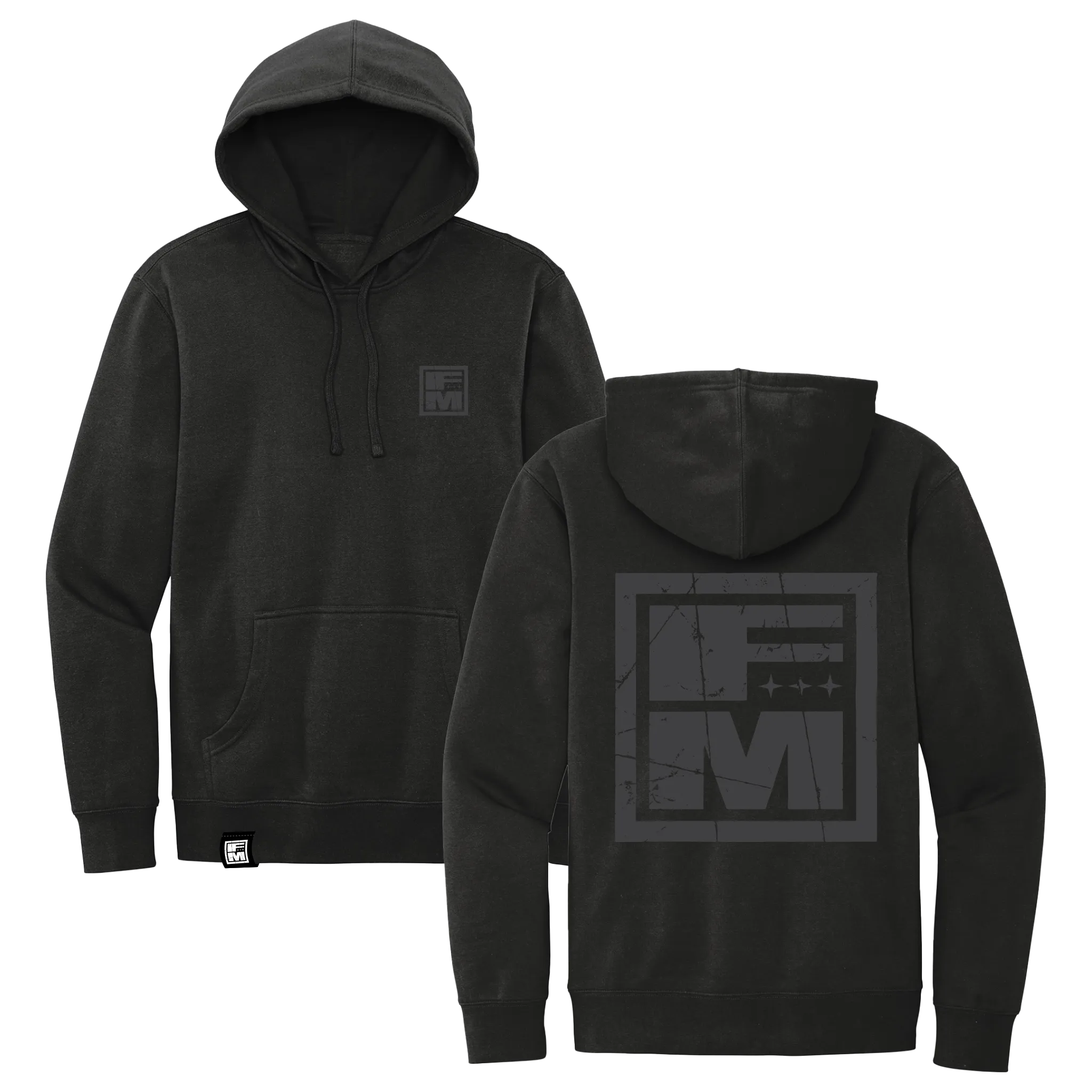 FM Black Pullover Hoodie