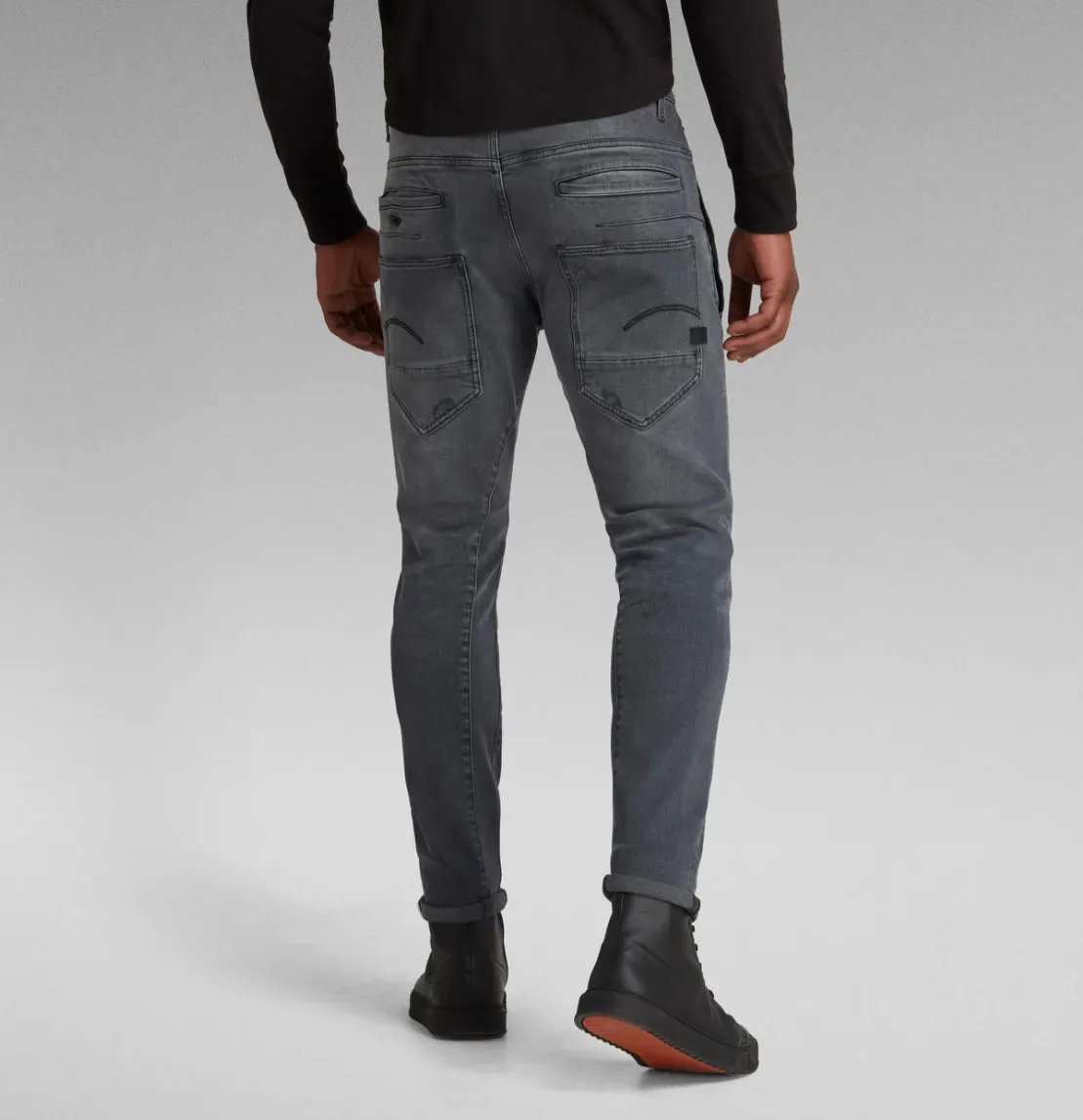 G-Star D- STAQ 3D SLIM Men’s -FADE RIPPED BLADE