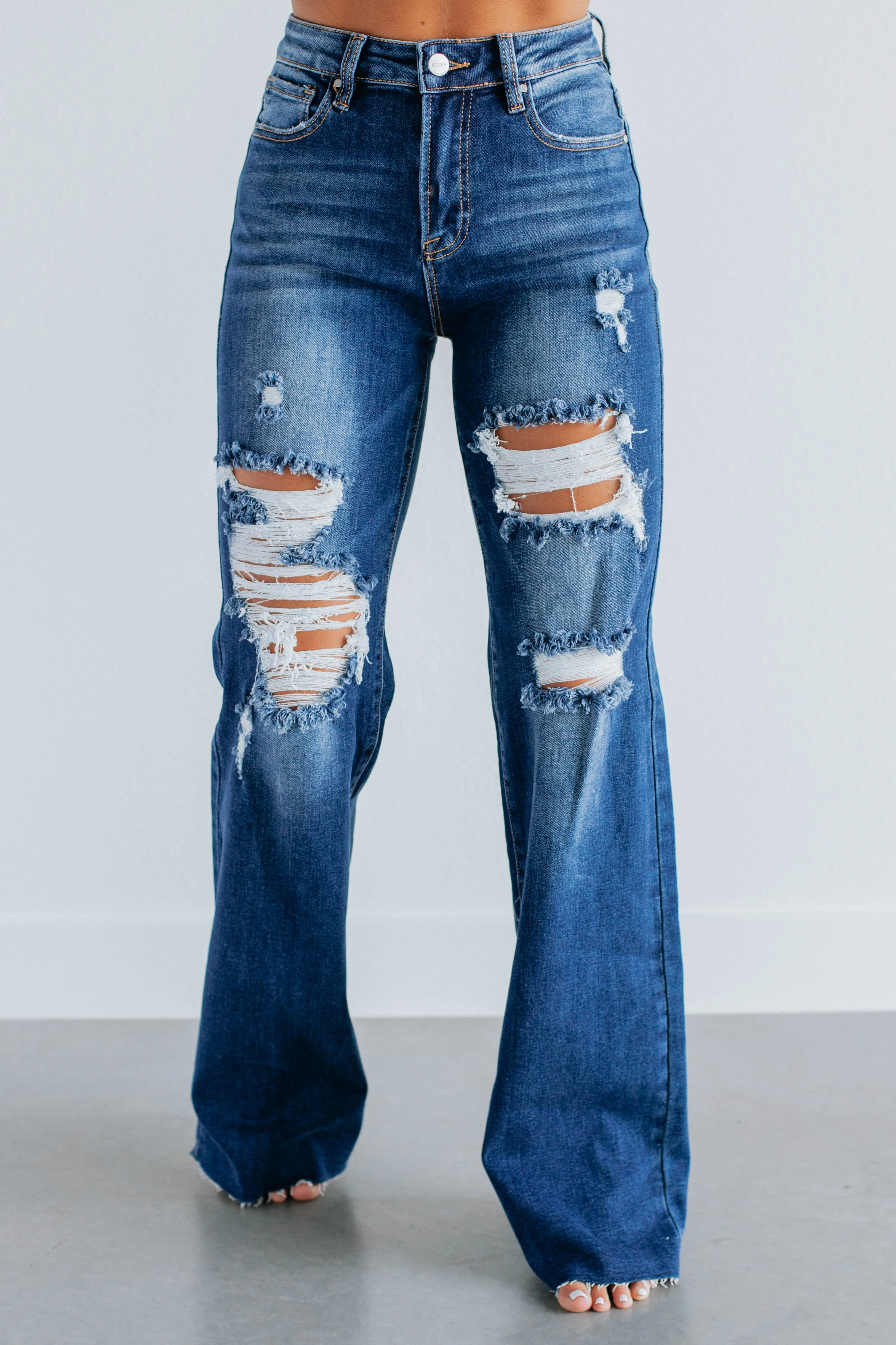 Georgia Risen Jeans - Dark Wash