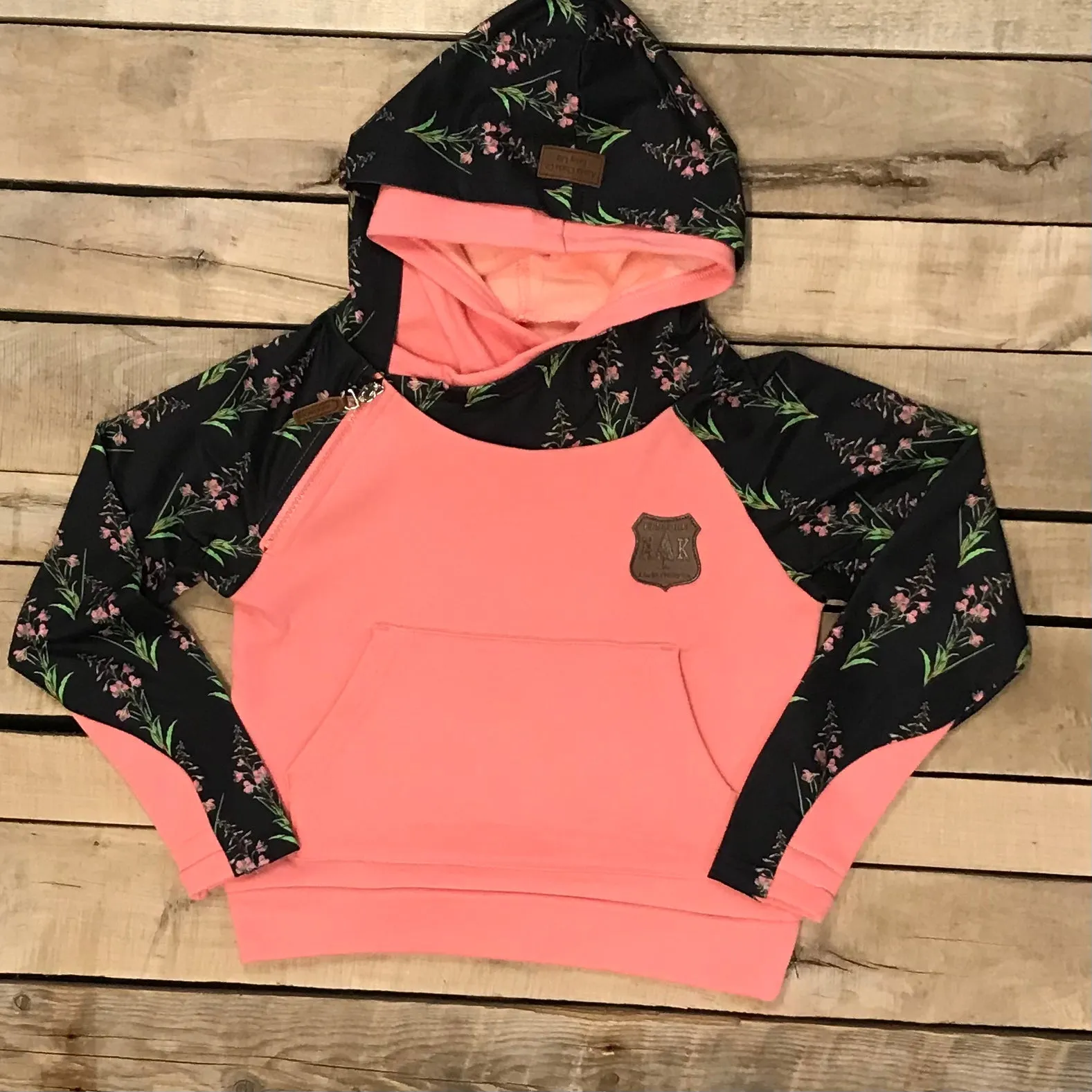 Girl's Fireweed Sleeve Hoodie