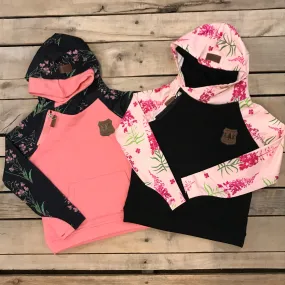 Girl's Fireweed Sleeve Hoodie