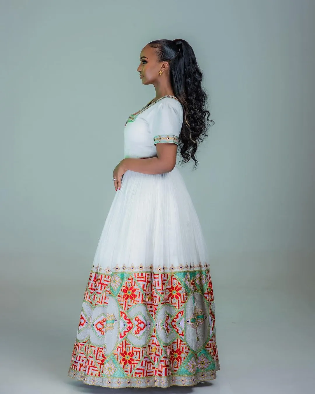 Gorgeous Stylish Habesha Dress Wedding Habesha Kemis Design Modern Ethiopian Dress