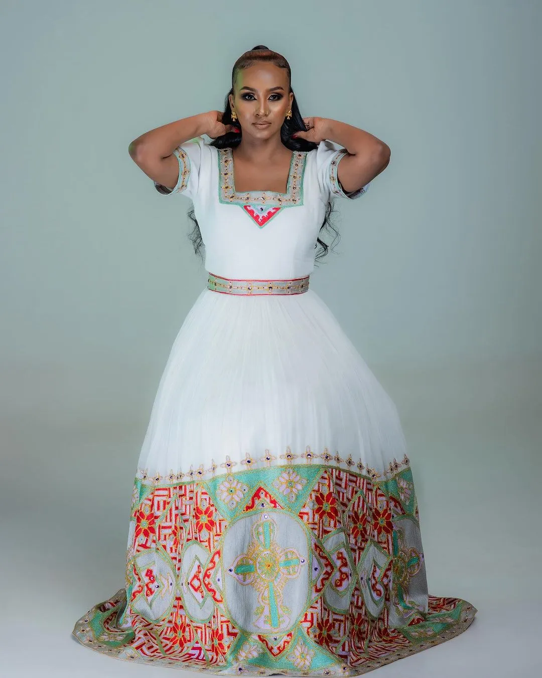 Gorgeous Stylish Habesha Dress Wedding Habesha Kemis Design Modern Ethiopian Dress