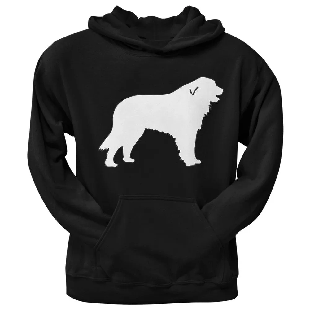 Great Pyrenees Silhouette Black Adult Hoodie