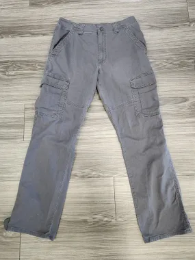 Grey Pants Cargo & Utility Wrangler, Size 12