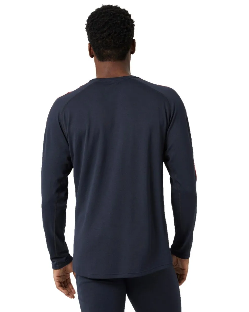 Helly Hansen Mens Lifa Active Stripe Crew Base Layer