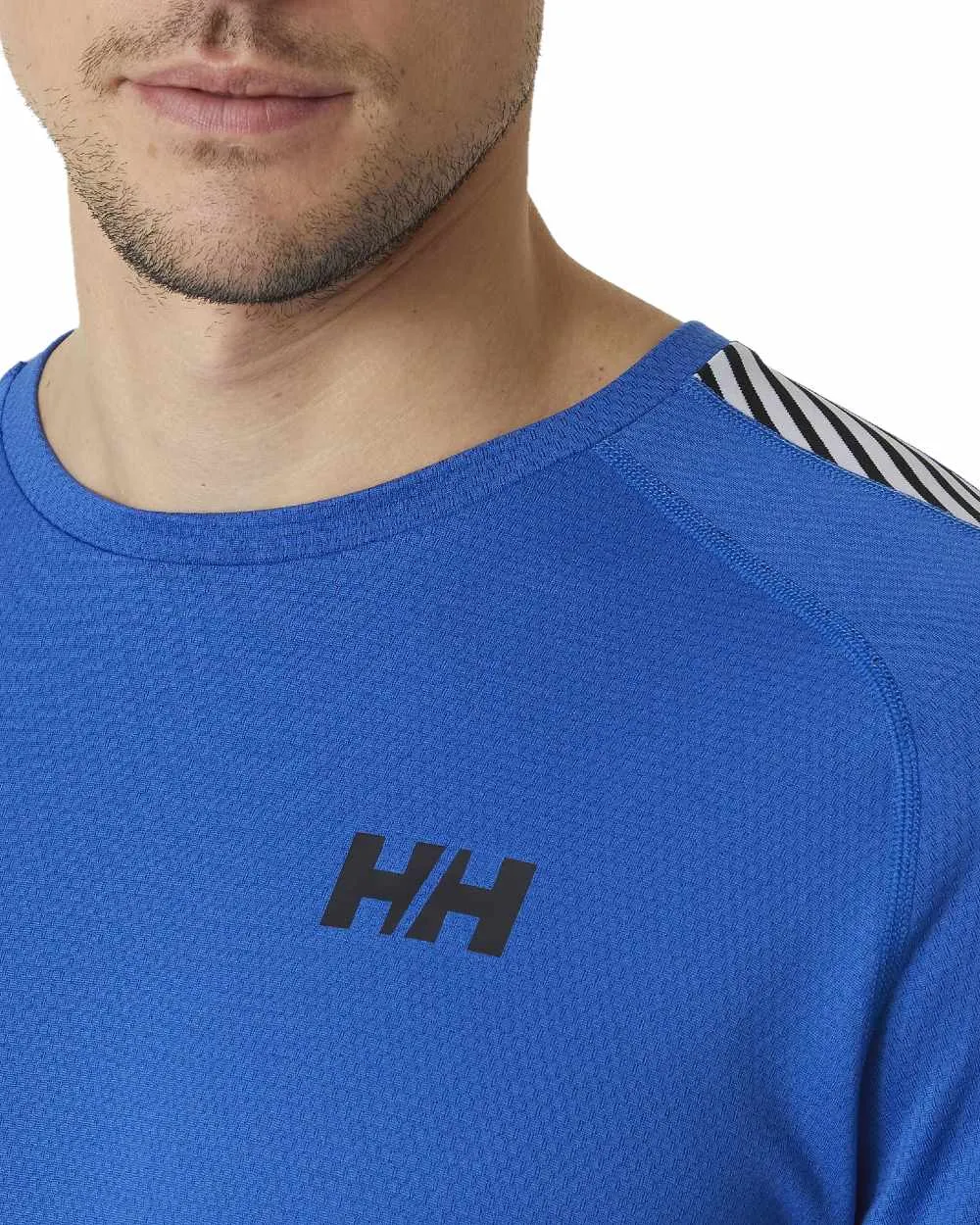 Helly Hansen Mens Lifa Active Stripe Crew Base Layer