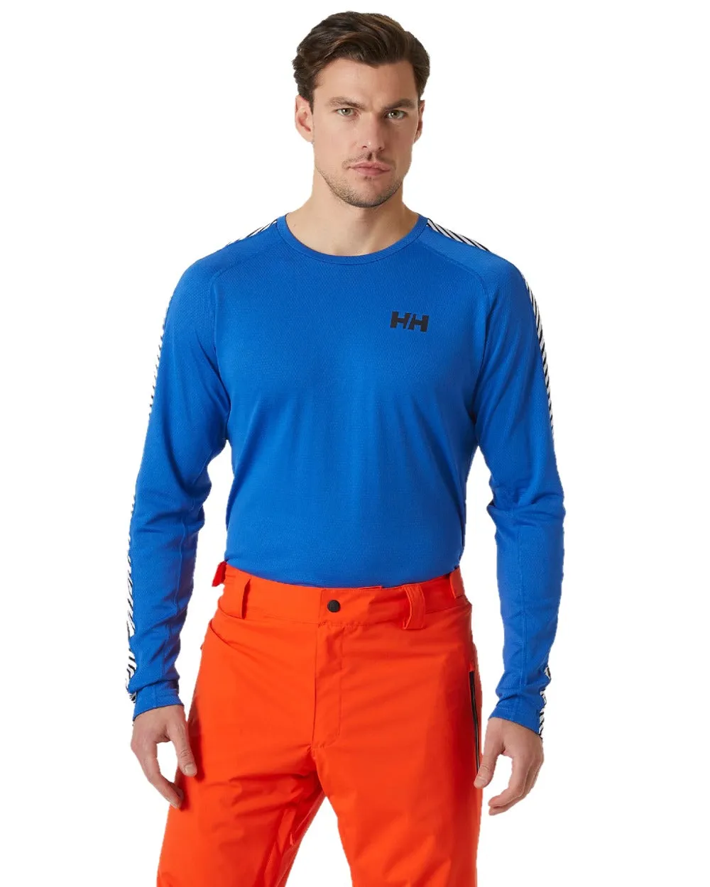 Helly Hansen Mens Lifa Active Stripe Crew Base Layer