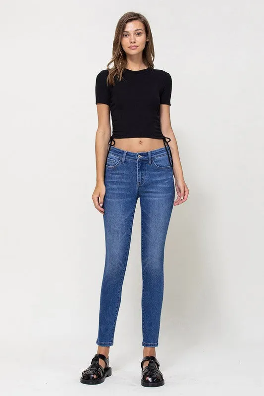 Hi Rise Skinny - mid wash