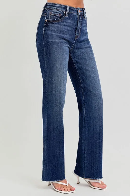 High Rise-Straigh Jeans