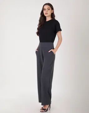 High Waist Wide Leg Pant with Pockets