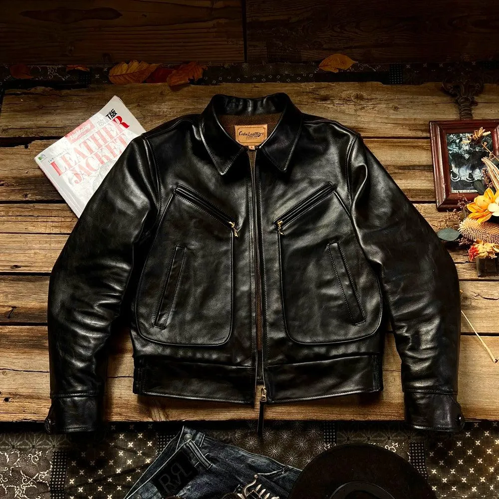 HORSEHIDE LEATHER JACKET KRISS