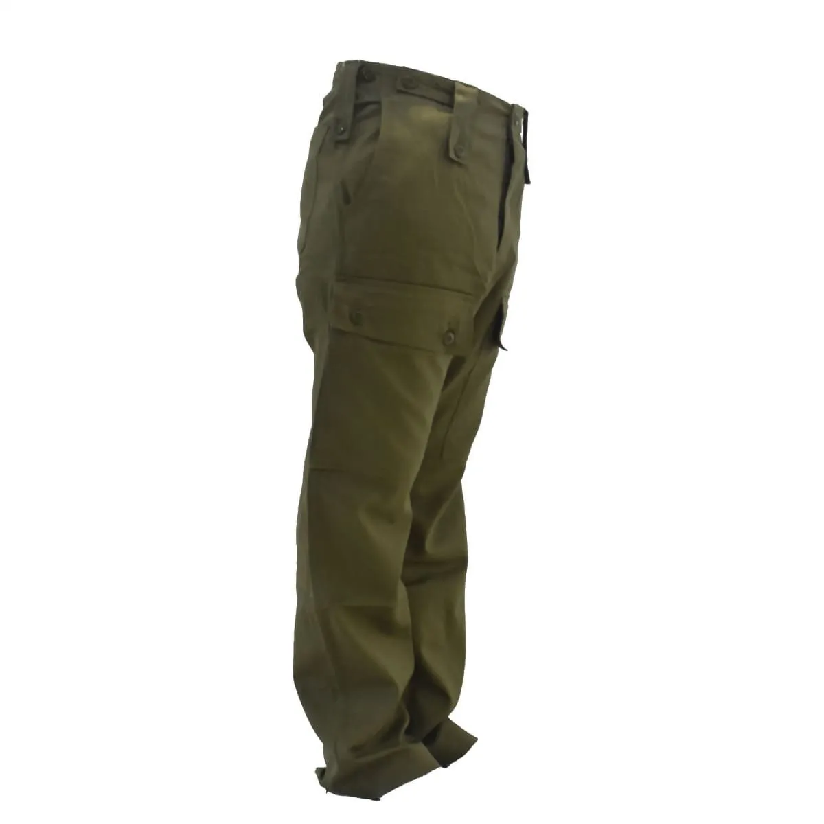 HUSS Combat Military Style Trousers Jungle Greens Olive