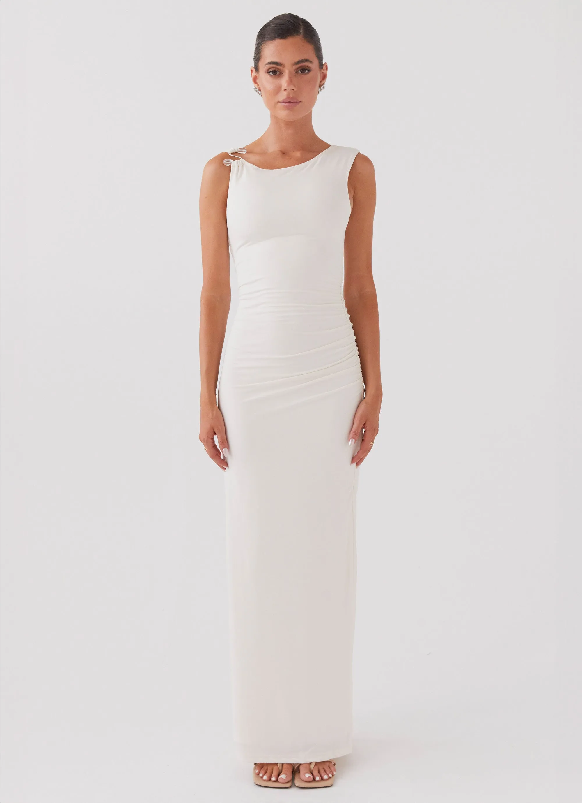 In Bloom Maxi Dress - Ivory