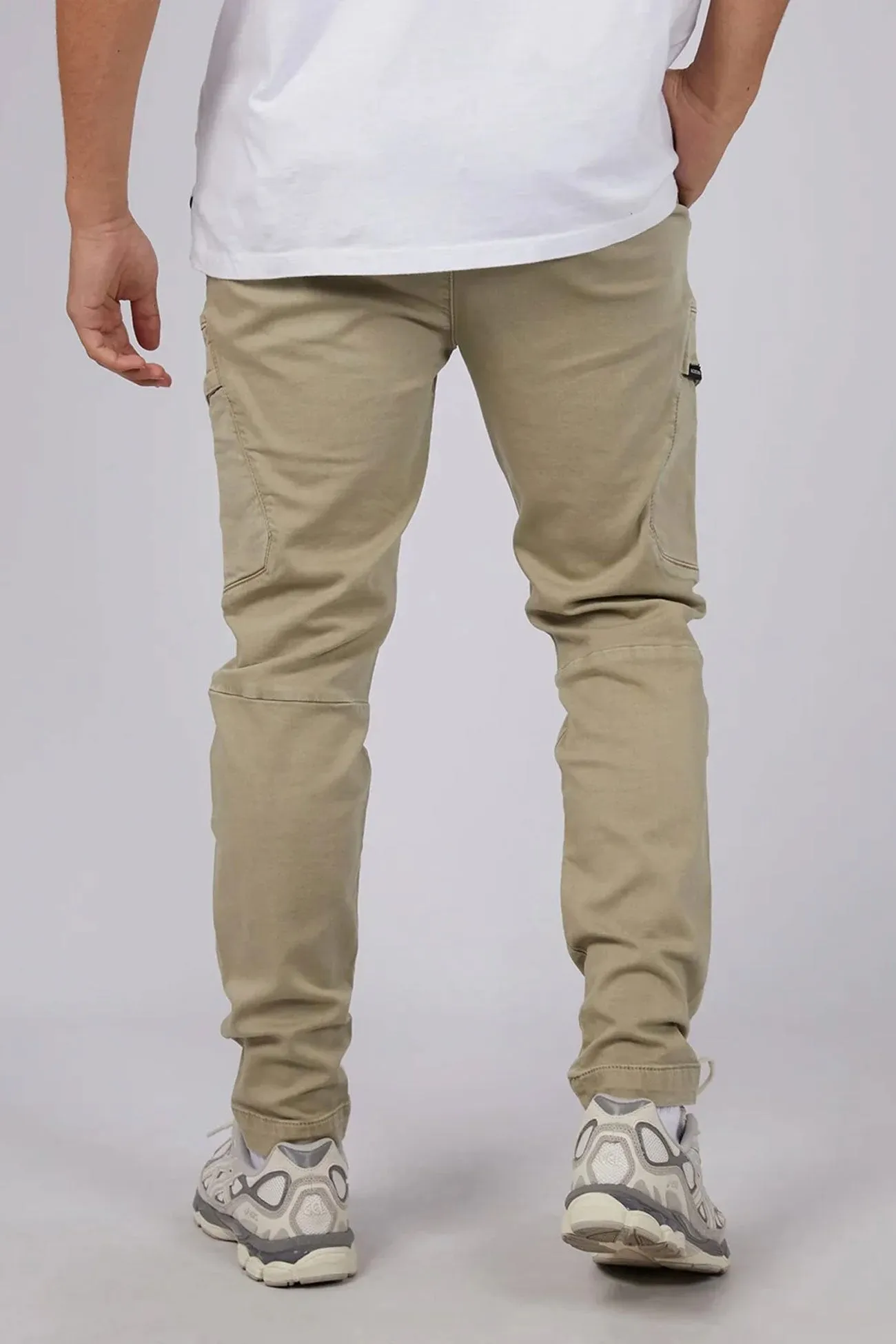 Inset Cargo Pant Tan