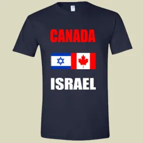 Israel Canada Flags Original T-shirt